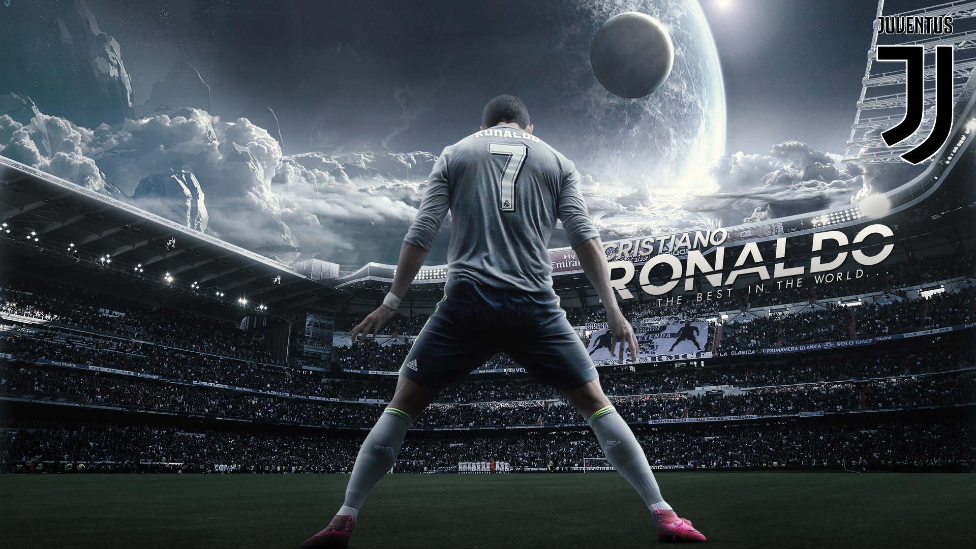Hình ảnh Ronaldo làm nền desktop