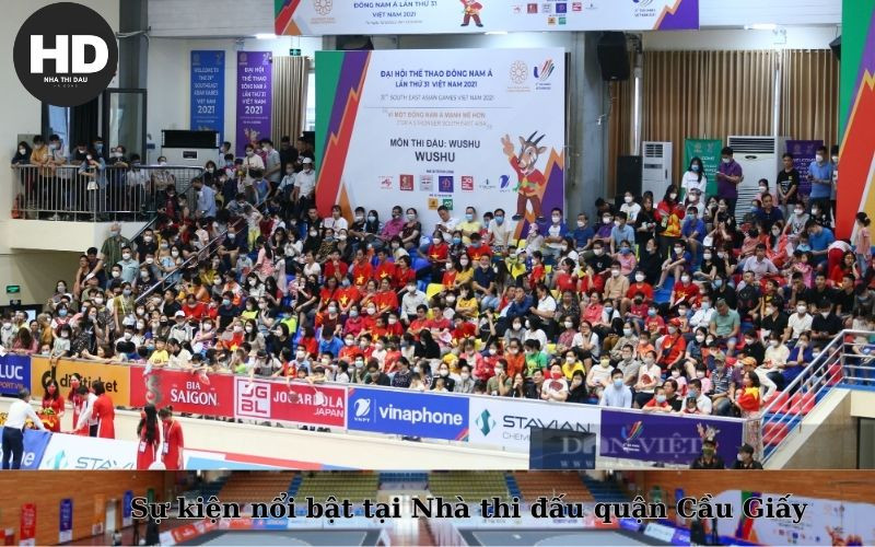 Sự kiện thể thao tại Nhà thi đấu Cầu Giấy