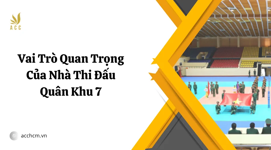 Không gian nhà thi đấu Quân khu 7