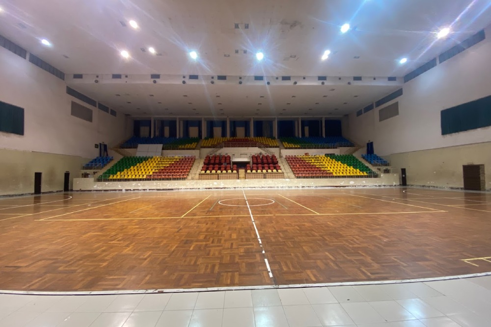 Không gian thi đấu nhà thi đấu Tân Bình